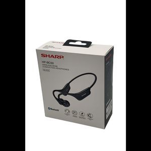 Sharp HB-BC50 Wireless Bone Conduction Bluetooth Headphones Black